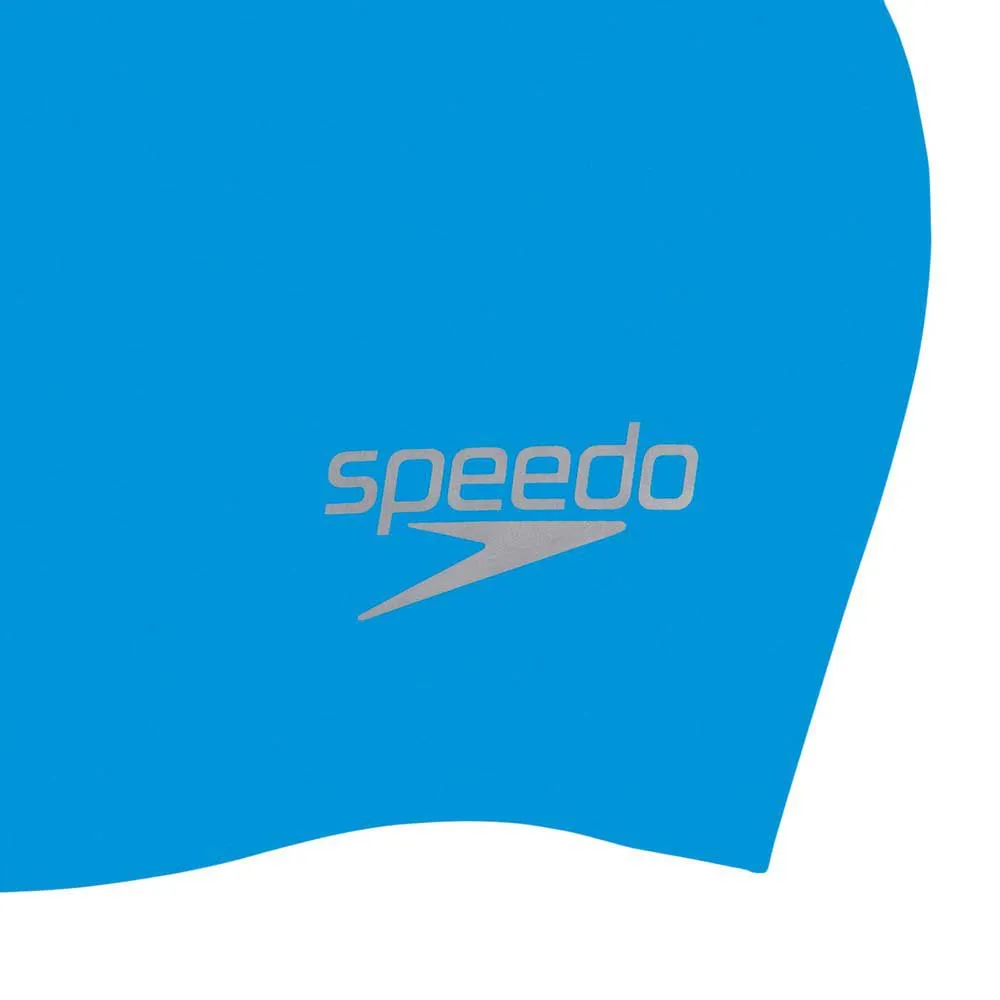 Speedo Plain Moulded Swimming Cap 2 Speedo Plain Moulded Swimming Cap - Image 2