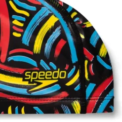 Speedo Printed Pace Junior Swimming Cap -Swim Confidence speedo printed pace junior swimming cap 2