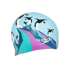 Swim Confidence -Swim Confidence speedo slogan print swimming cap 1