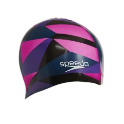 Speedo Slogan Print Swimming Cap -Swim Confidence speedo slogan print swimming cap 3